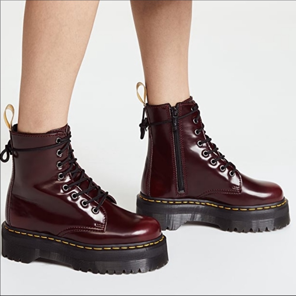 Dr. marten’s Platform Vegan Leather Boots